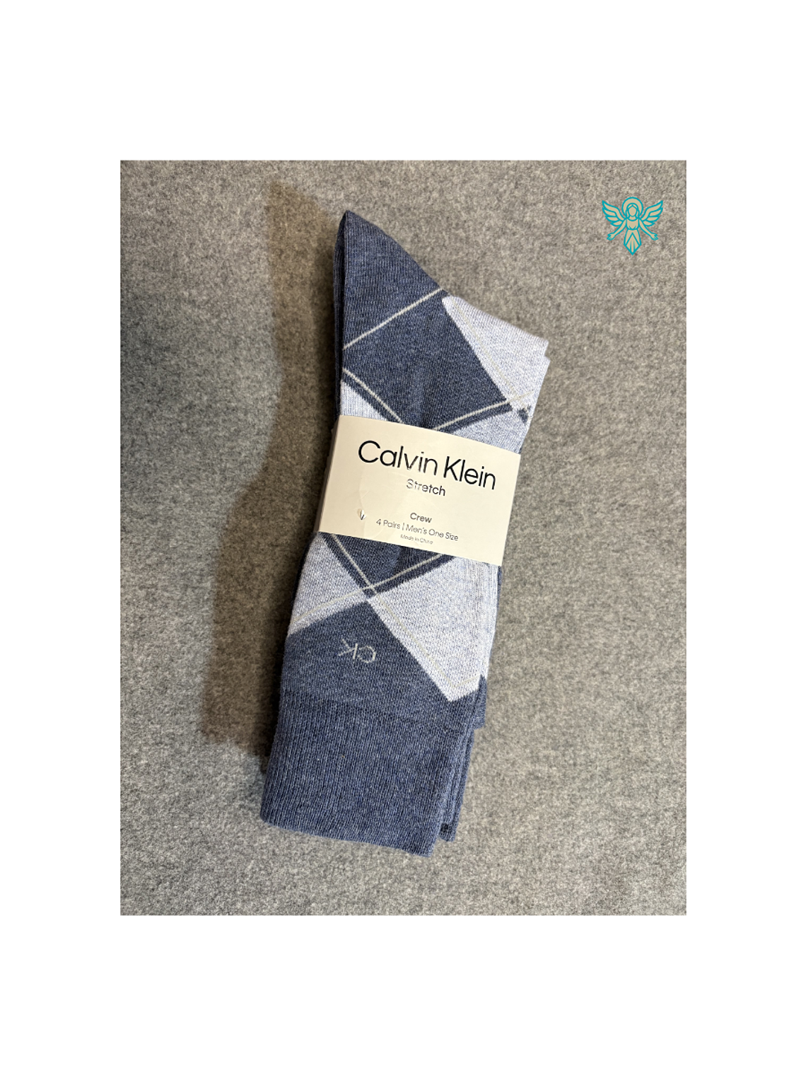 CALCETINES CALVIN KLEIN STRECH CREW BLUE PACK 1