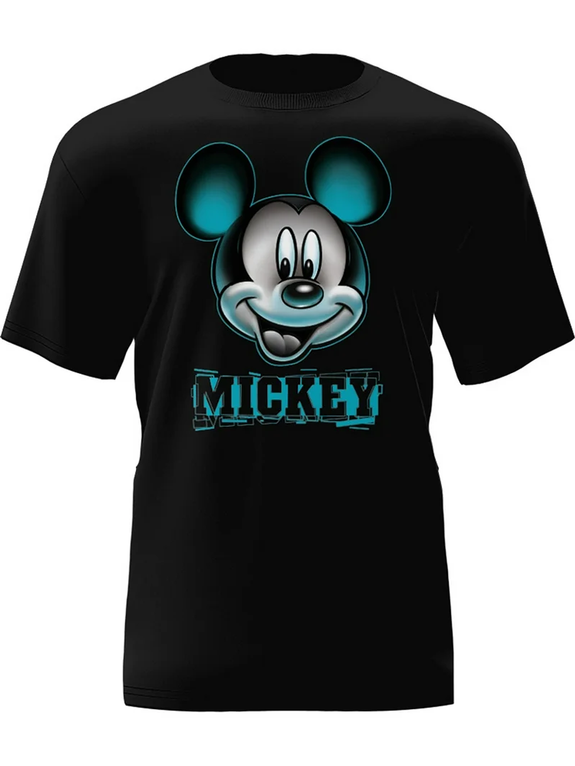 Polera Disney Mickey Camiseta para Adulto Que Brilla en la Oscuridad 3