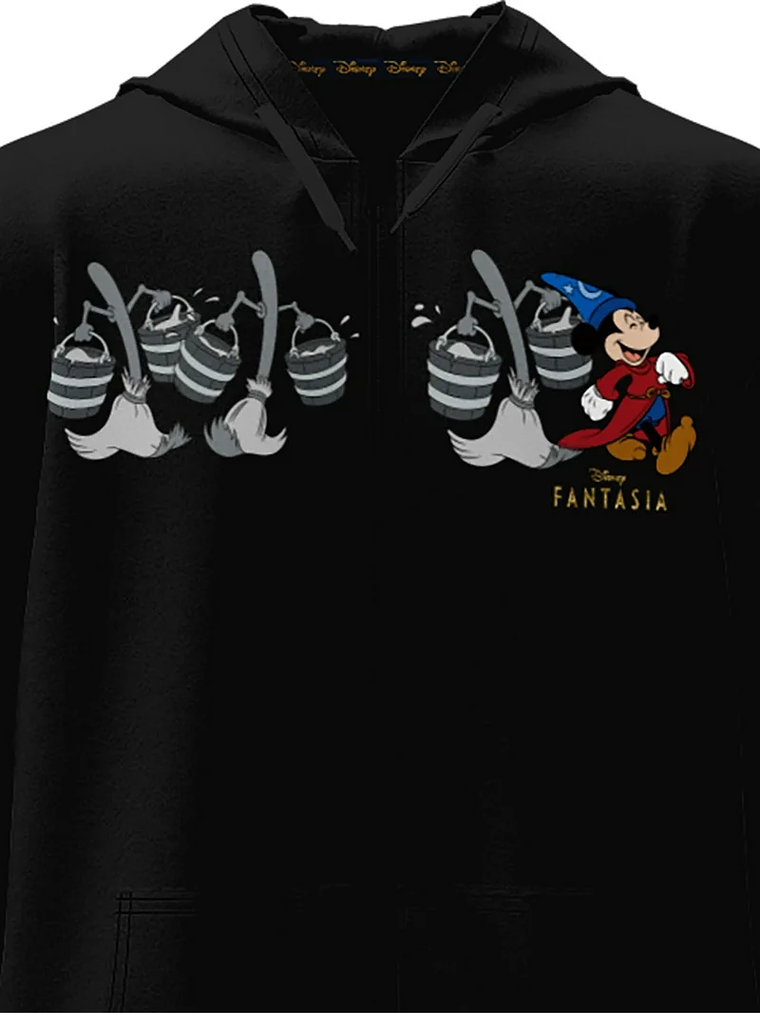 Poleron Disney Sorcerer Sudadera con Capucha Unisex con Zíper 6