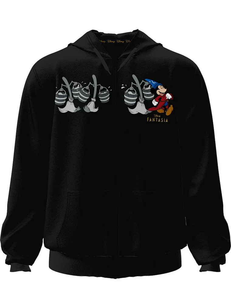 Poleron Disney Sorcerer Sudadera con Capucha Unisex con Zíper 4