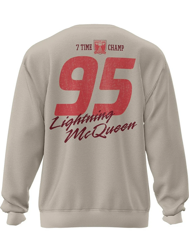 Poleron Disney Cars 7x Champ Sweater Unisex 5