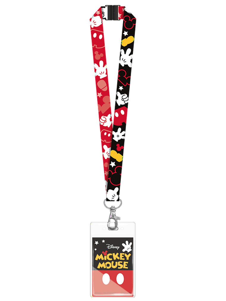 PORTA CREDENCIAL DISNEY Cordón con Tarjetero - Mickey 2