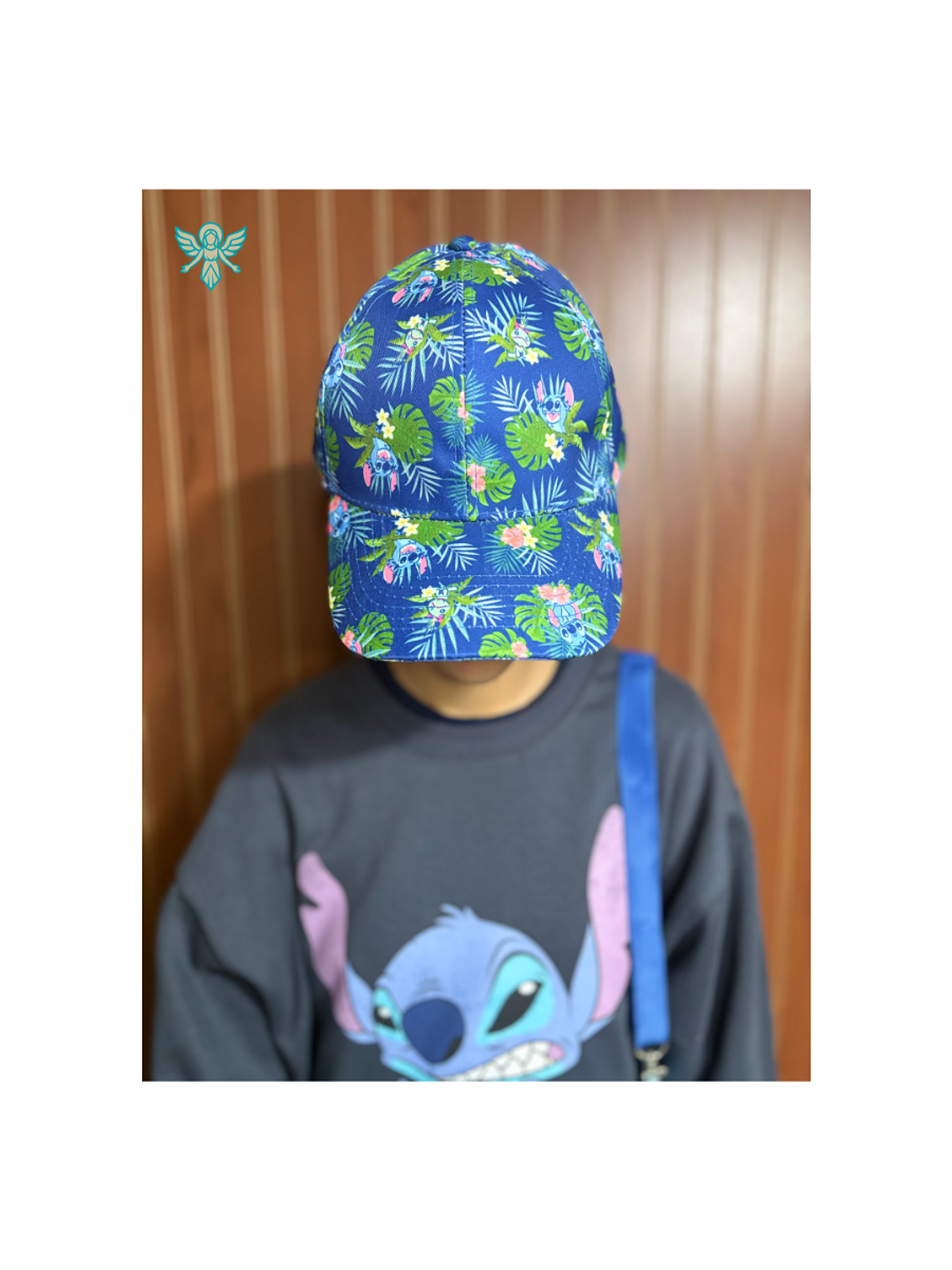 Jockey STITCH Tinte y Patrón de Hojas de Palma 1