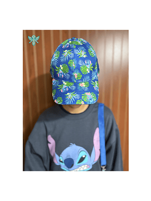 Jockey STITCH Tinte y Patrón de Hojas de Palma