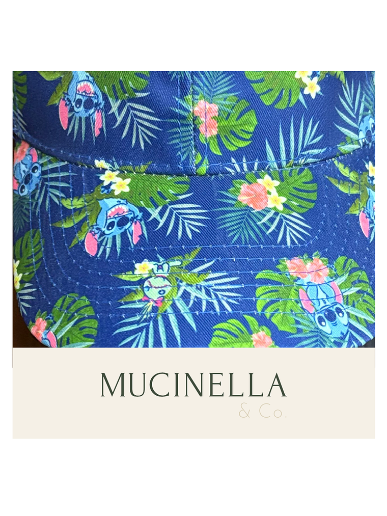 Jockey STITCH Tinte y Patrón de Hojas de Palma 2