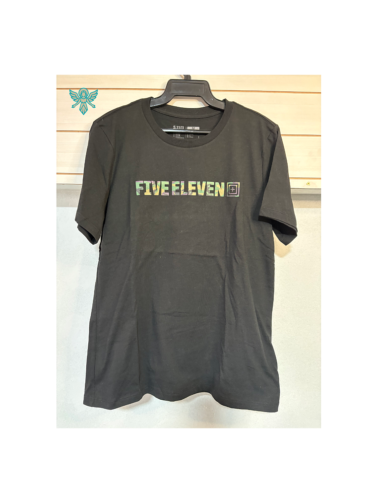 POLERA FIVE POINT ELEVEN WM LETTER & RTICL SS WOMAN 1