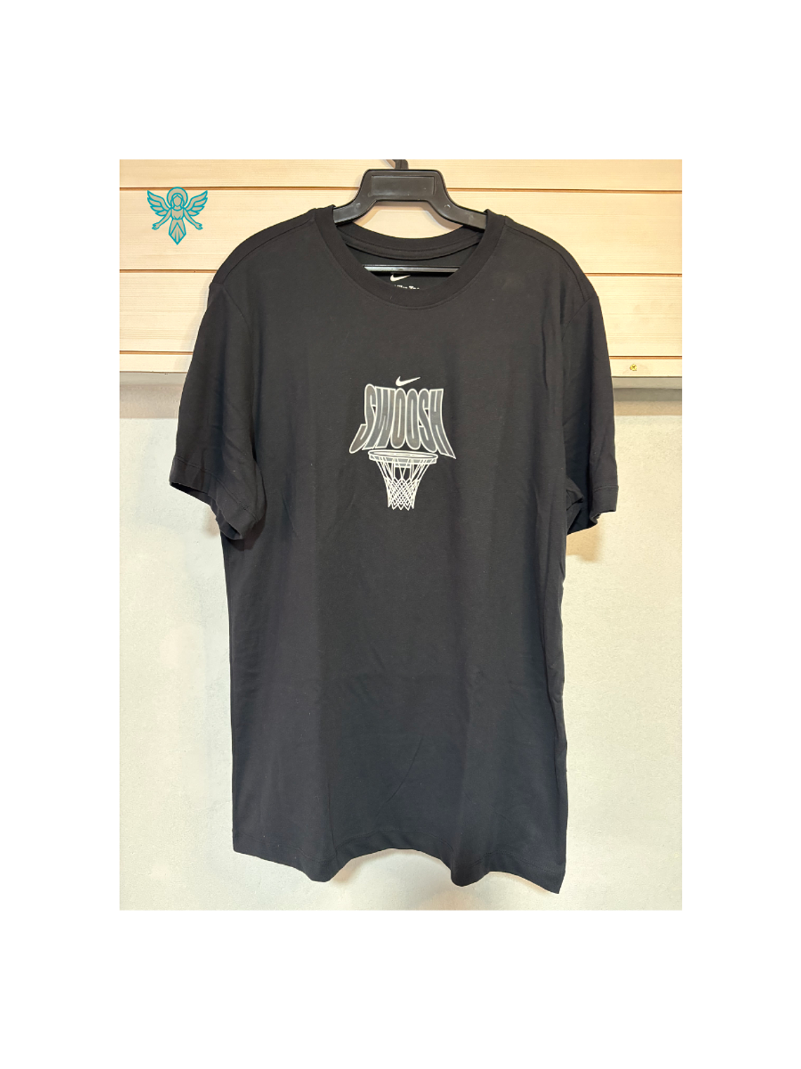 POLERA NIKE NEGRA SWOOSH MEN 1