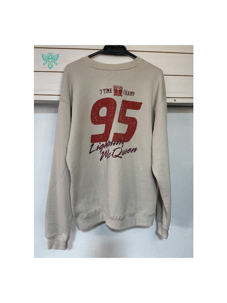 Poleron Disney Cars 7x Champ Sweater Unisex 2