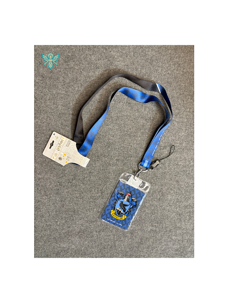 PORTA CREDENCIAL HARRY POTTER Cordón con Insignia de Identificación de Escudo de Ravenclaw 1