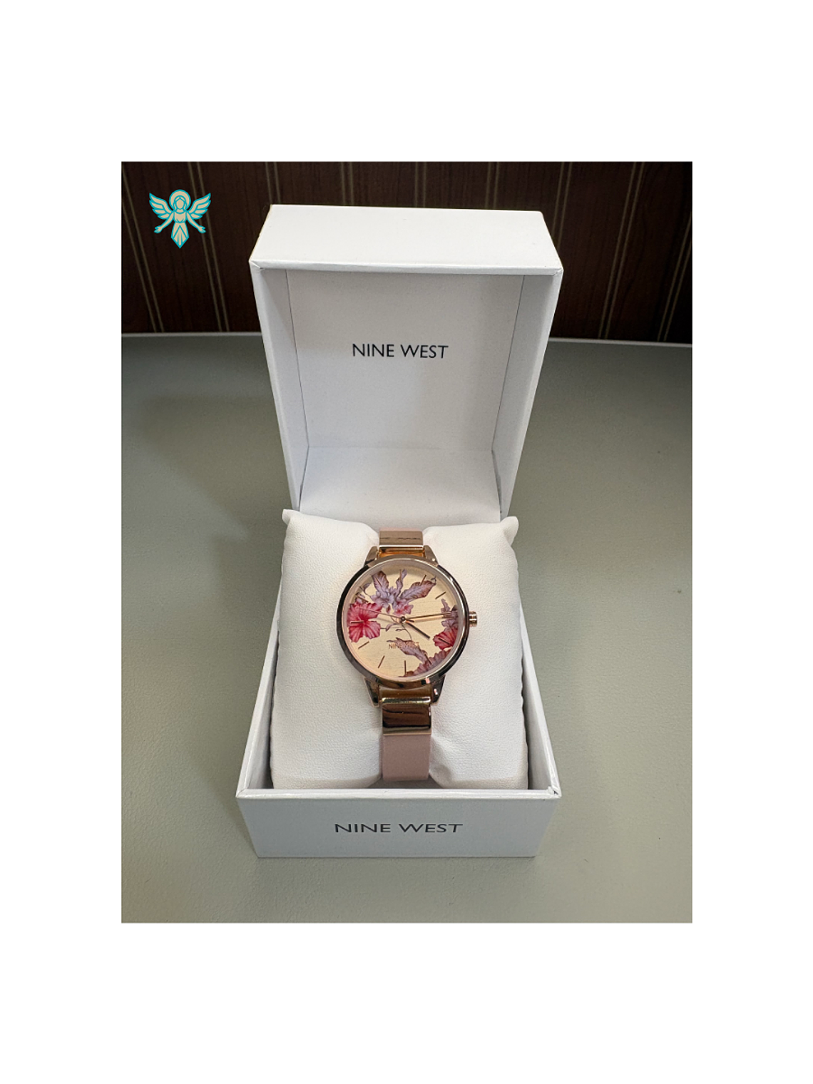 RELOJ NINE WEST  RELOJ FLORAL 2