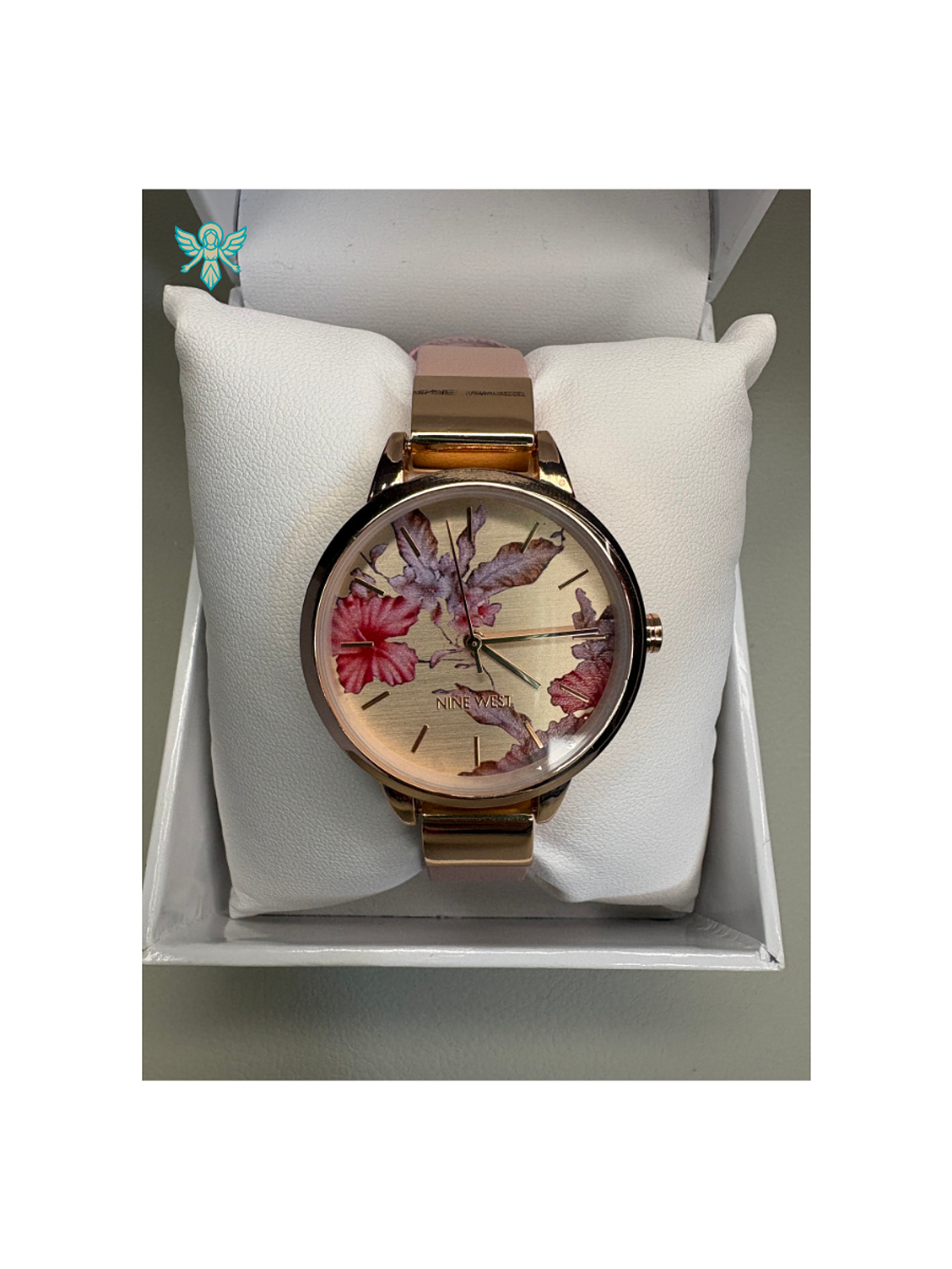 RELOJ NINE WEST  RELOJ FLORAL 1