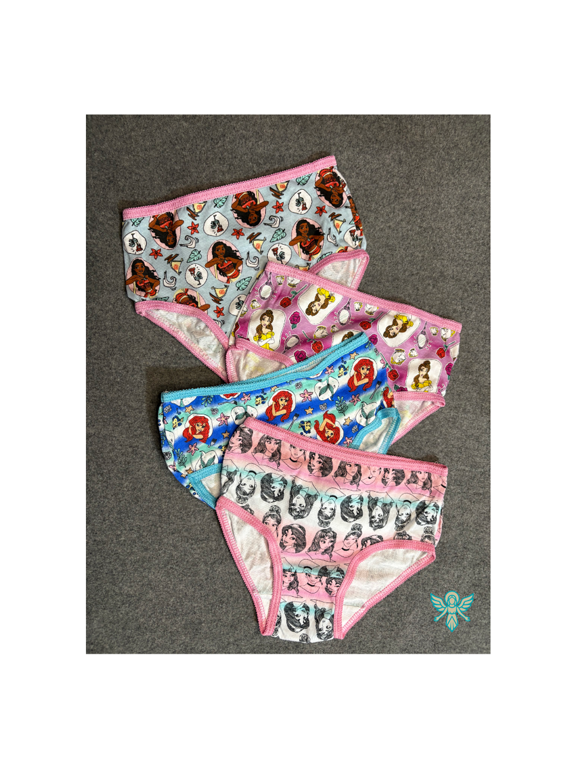 ROPA INTERIOR NIÑA DISNEY PRINCESAS 4 PACK 1