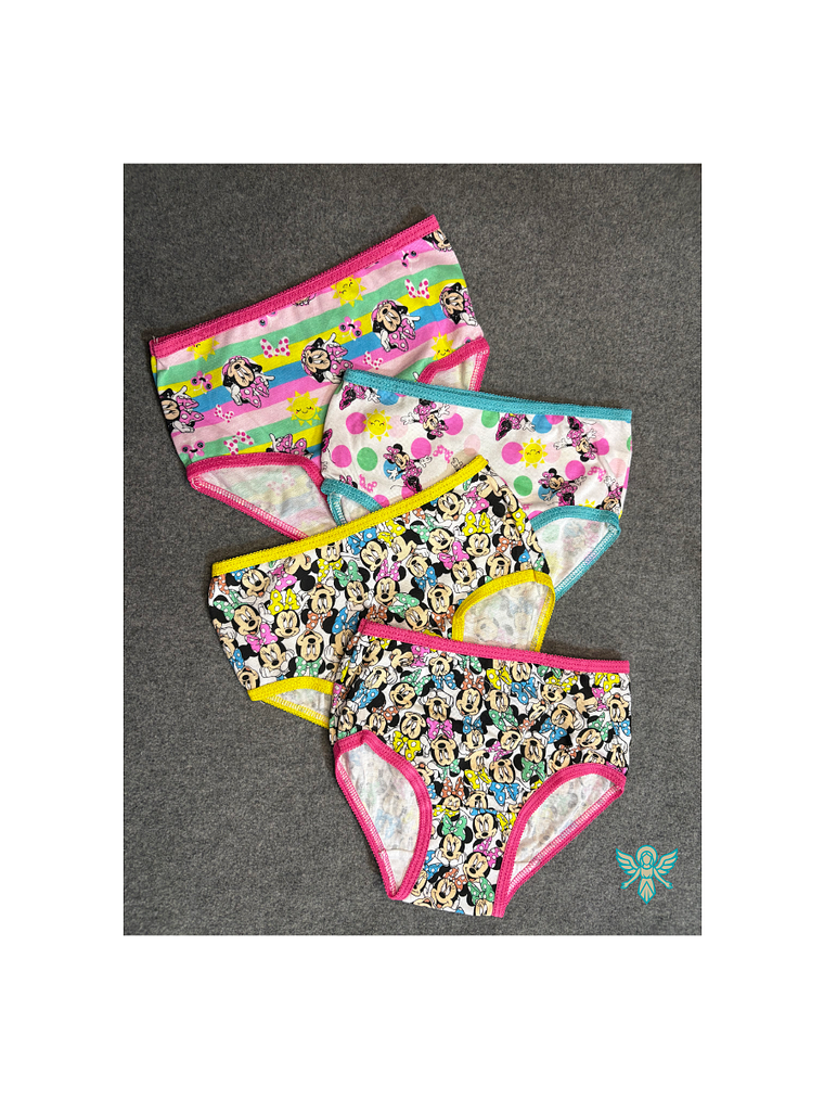 ROPA INTERIOR NIÑA DISNEY MINNIE 4 PACK 1