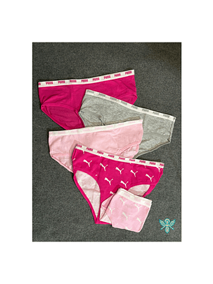 ROPA INTERIOR NIÑA PUMA 5 PACK