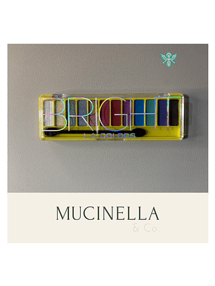 SOMBRAS LA COLOR  SOMBRAS de LA COLOR LAC BIBE 12 PALETTE SU