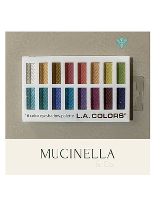 SOMBRAS LA COLOR LAC CV 16 EYESHADOW PALLETTE