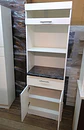 Mueble para horno y microondas blanco con vidrio  - Miniatura 3