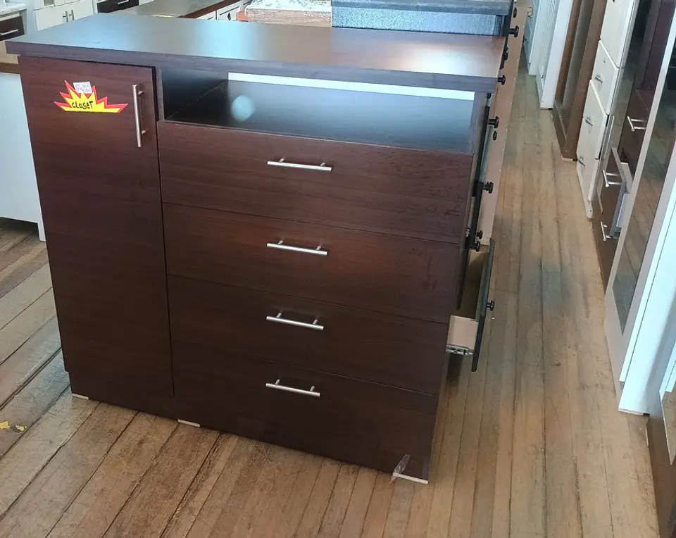 Cómoda closet TV melamina 2