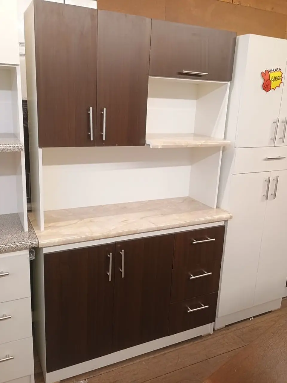 Kit de cocina 1,10 m puertas lisas 1
