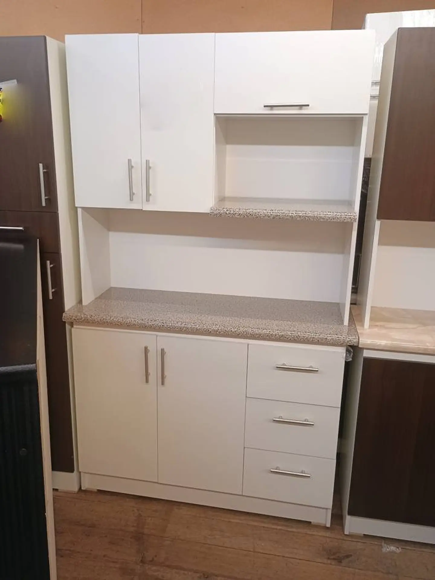 Kit de cocina 1,10 m puertas lisas 2