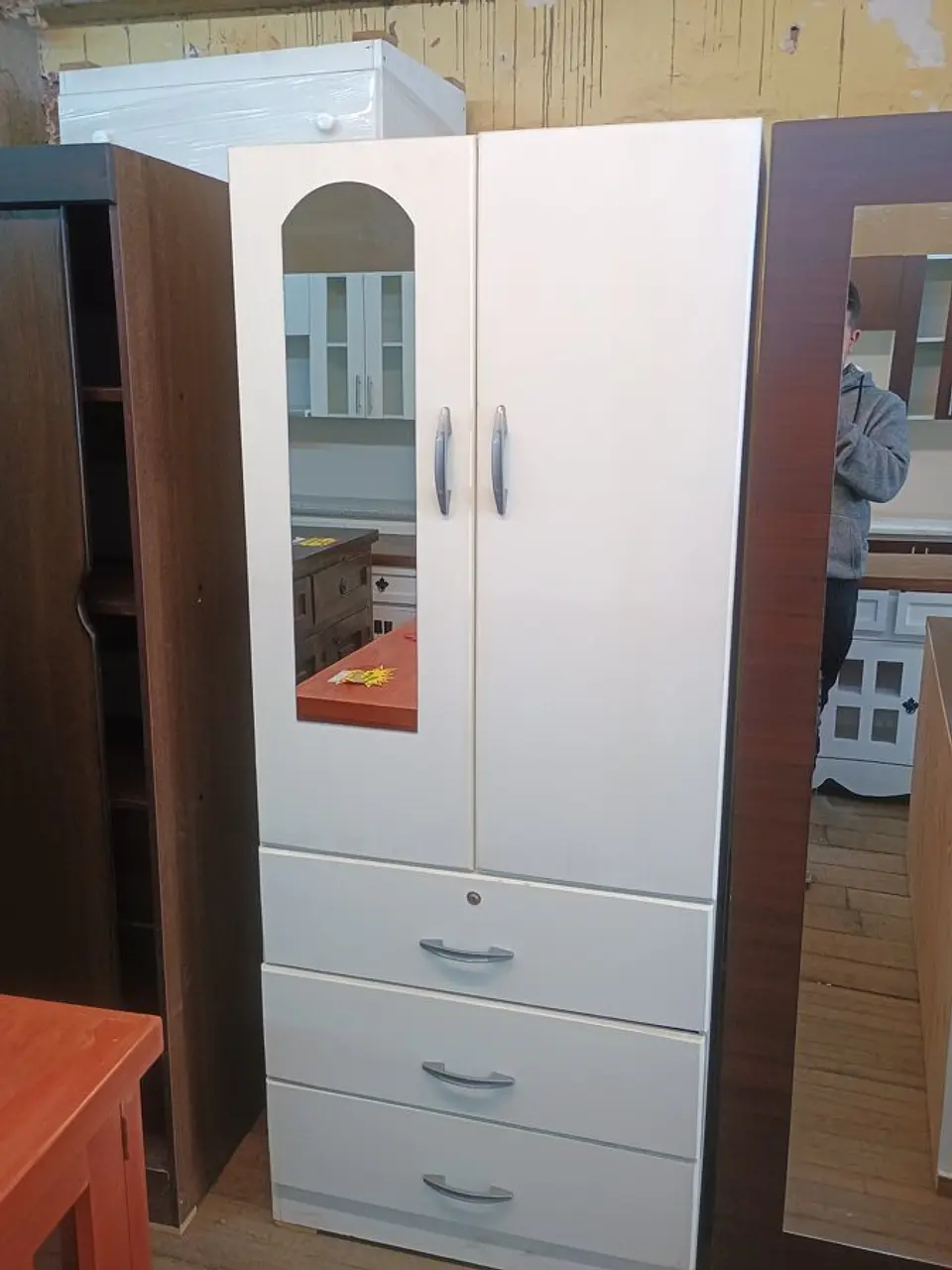 Closet 2 puertas con espejo 1