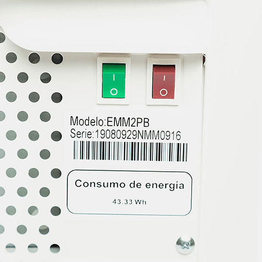 Dispensador de Agua EMM2PB Caliente Fría Color Blanco