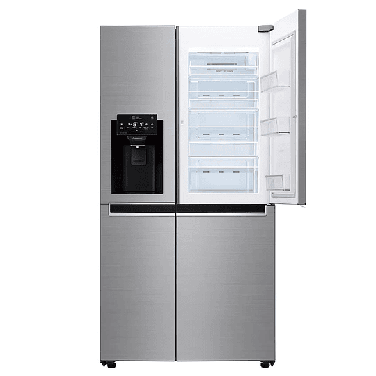 Refrigerador Dúplex GS65SDPK de 22 p3 en Acero Inoxidable Despachador Hielo y Agua