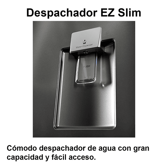 Refrigerador Automático DFR-25210GMDX de 9 p3 Color Metal Silver