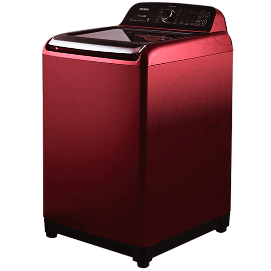 Lavadora Automática Color Roja de 21 kg