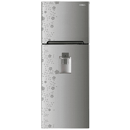 Refrigerador Automático DFR-40510GNDG de 14 p3  Color Gris Decorado
