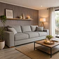 SOFA VICTORIA 3CUERPOS GRIS CLARO TAPIZ ANTIFLUIDOS - Miniatura 1