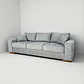 SOFA VICTORIA 3CUERPOS GRIS CLARO TAPIZ ANTIFLUIDOS - Miniatura 5