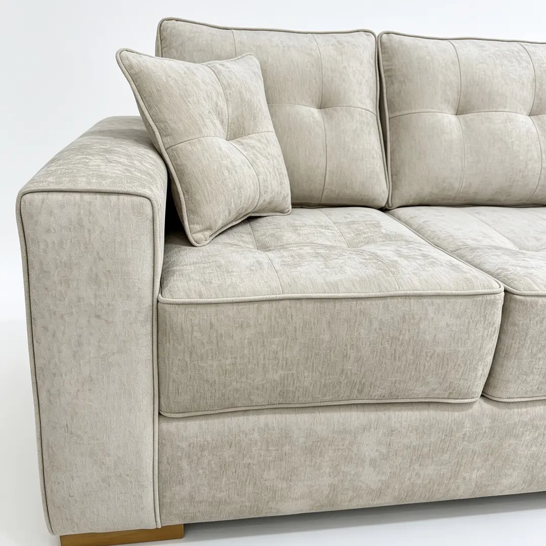 Sofá Esmeralda 3C Tapiz Antifluidos Beige 6