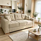 Sofá Esmeralda 3C Tapiz Antifluidos Beige - Miniatura 1