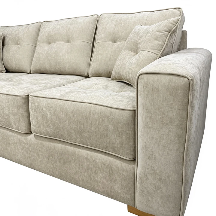 Sofá Esmeralda 3C Tapiz Antifluidos Beige 2