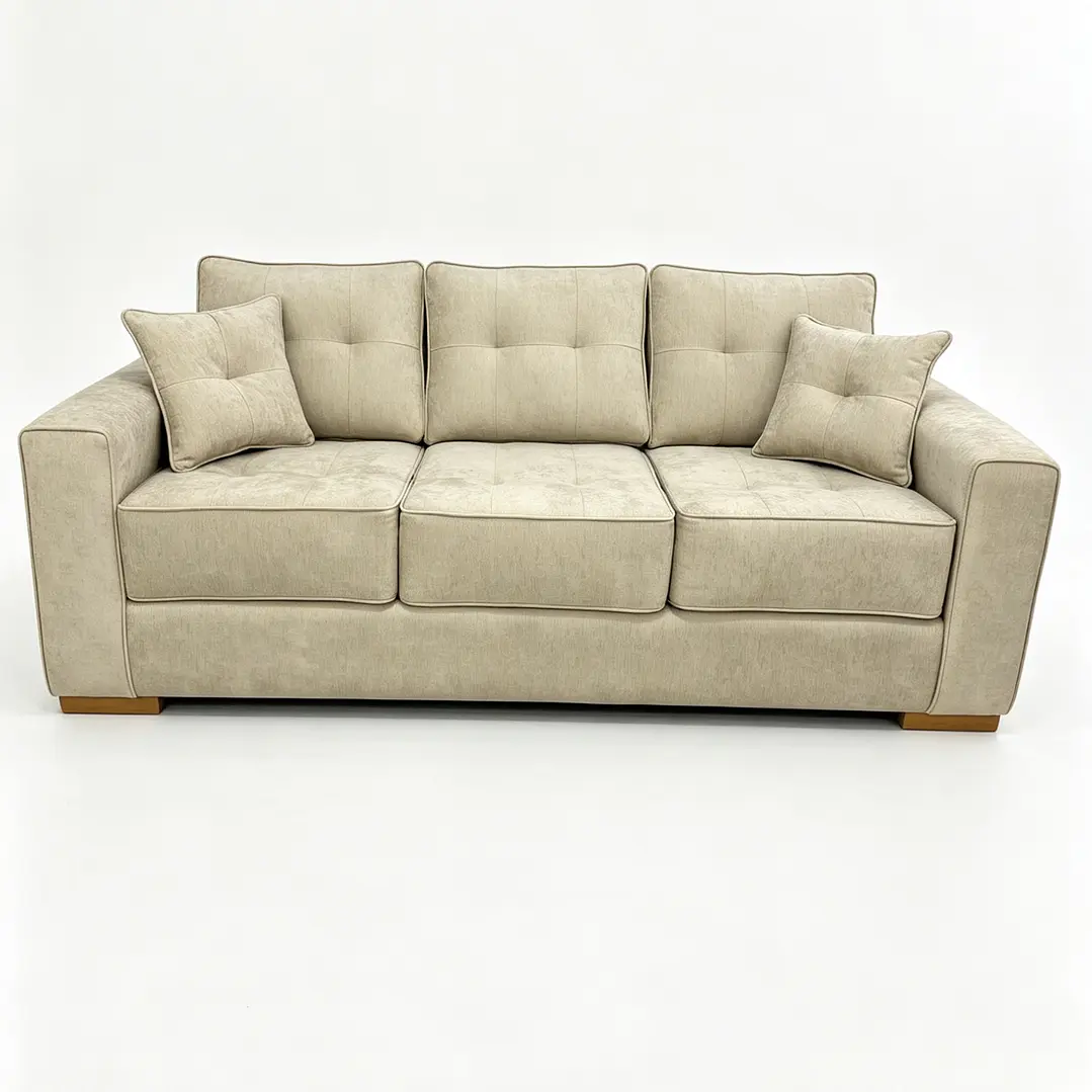 Sofá Esmeralda 3C Tapiz Antifluidos Beige 5