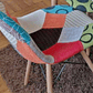 Mesa Redonda 80 cms + 4 Sillas Patchwork - Miniatura 2