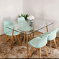 Comedor Mesa Rectangular 120x80cms + 4 Sillas Tulip - Miniatura 4