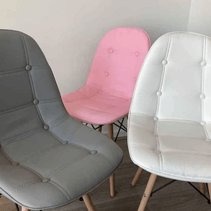 Mesa Redonda 100cm + 4 Sillas Buckle