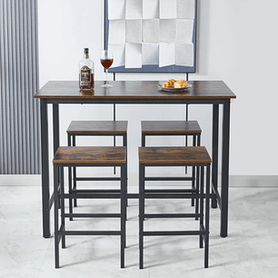 Set de Comedor para Cocina (Incluye Taburetes)