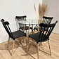 Mesa 80 + 4 Sillas Windsor - Miniatura 1