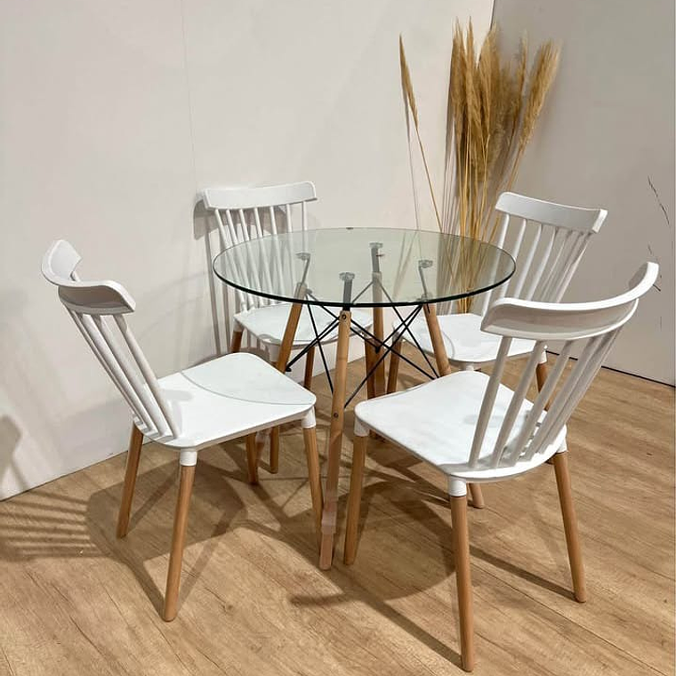 Mesa 80 + 4 Sillas Windsor 2