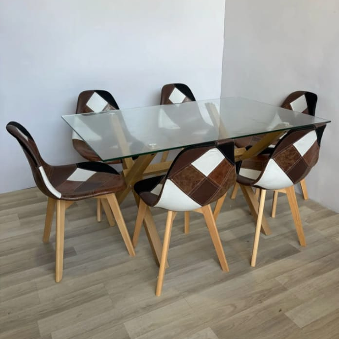 Mesa Rectangular 140 X 90 + 6 Sillas Davinci 1