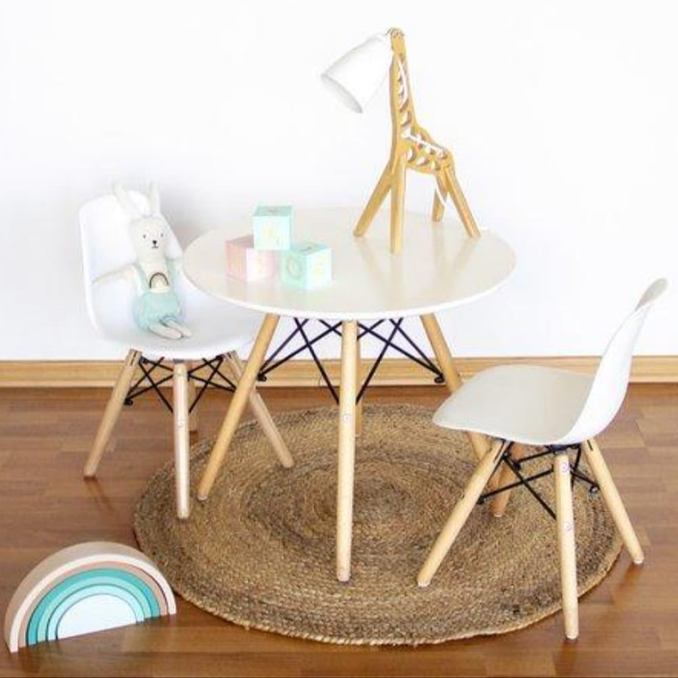 Pack Mesa Eames Kids + 2 Sillas Kids 4