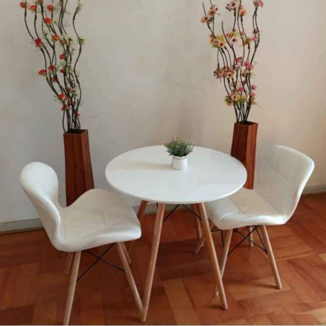 Mesa Melamina 80cm + 2 Sillas Radar Mariposa 2