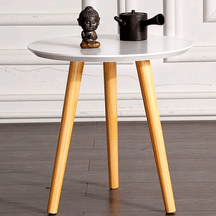 Mesita Lateral Simply - Blanca