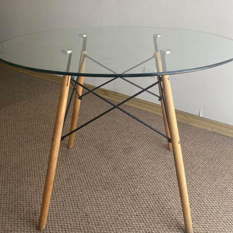 Mesa Vidrio 80cm 1