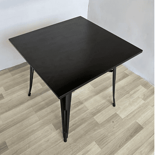 Mesa Tolix Negra 80x80