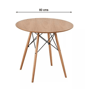 Mesa Eames 80cm Color Madera