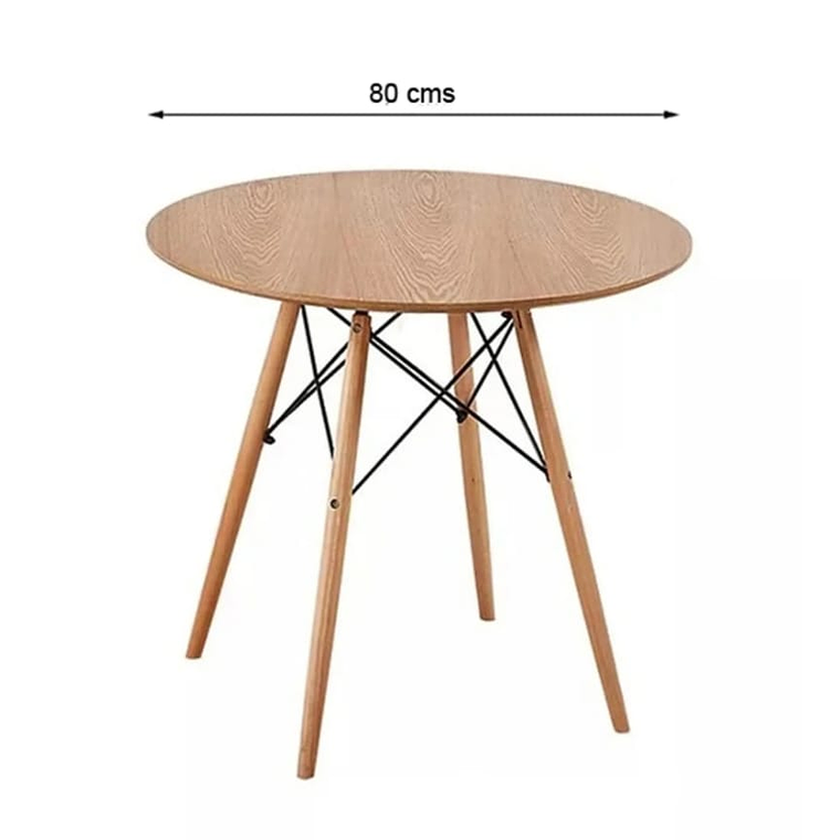 Mesa Eames 80cm Color Madera 1